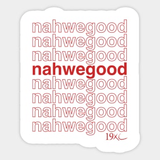 nahwegood Tee Sticker